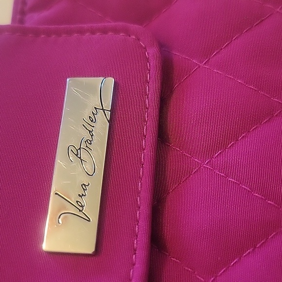 Vera Bradley Pink Wristlet beautiful, very good condition .fuchsia pink wallet - Picture 5 of 7